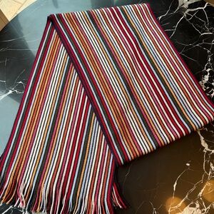 Missoni scarf fringed wool